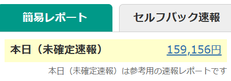 収益実績画像 159,156円